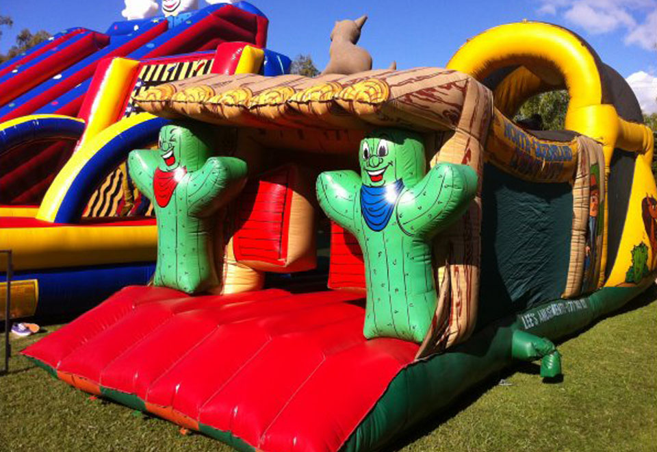 Cowboy Capers Inflatable Ride for Hire - Carnival Rides Sydney