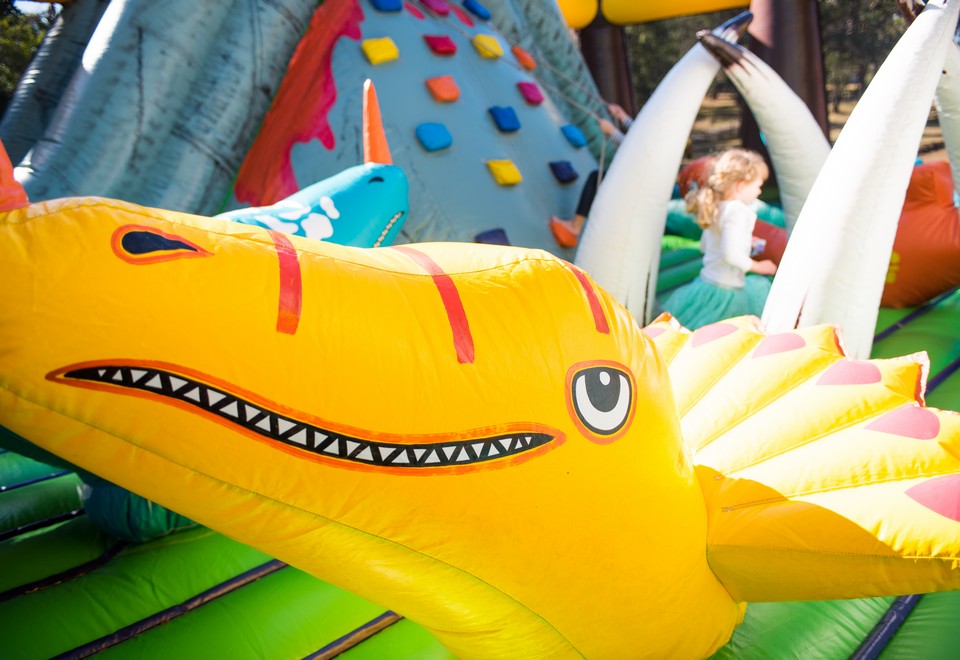 Jurassic Adventure Inflatable Ride for Hire Hawkesbury - Carnival Rides Sydney